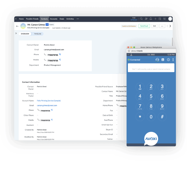 microsoft dynamics voip integration